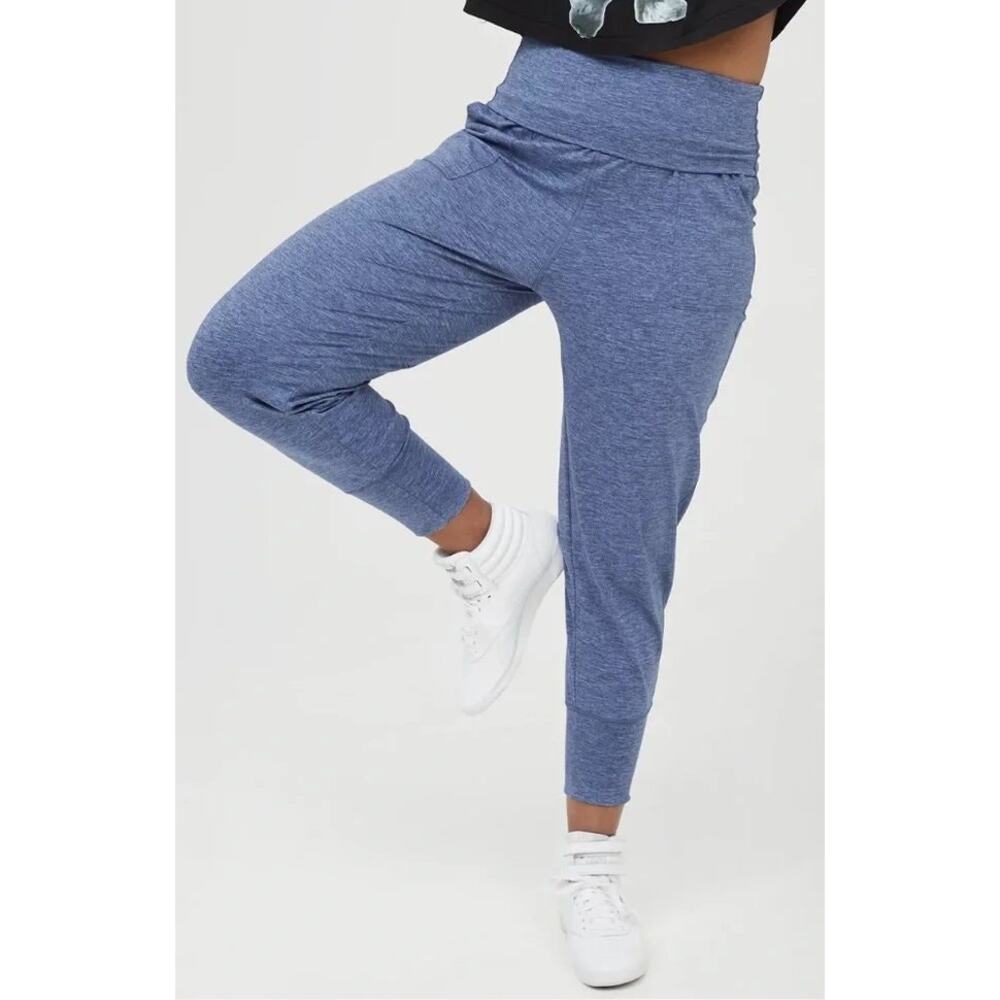 Offline by Aerie The Foldover Hugger Joggers Heather Blue Size XL